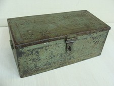 CASSETTA DOTAZIONE ATTREZZI SQUADRA AUTOCARRO LANCIA ESARO' CAMION MILITARE OLD