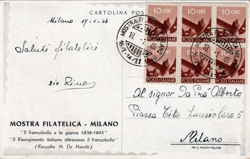 1946 mostra filatelica - 1946, "mostra