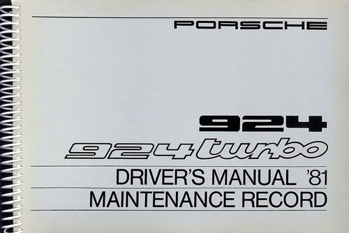 Porsche 924 turbo manuale - ~,