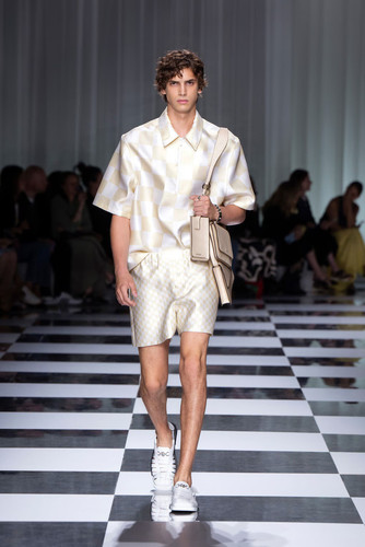 Autentica polo versace runway - versace,