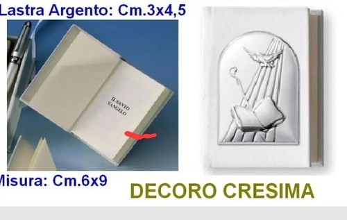 Vangelo santa cresima - santa, cm.6x9