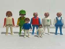 Playmobil Geobra Pacchetto Figurine Vintage 1974 1981 Adulti Bambino Bambino