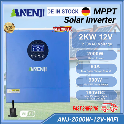 Inverter solare 2000w ibrido - solare,