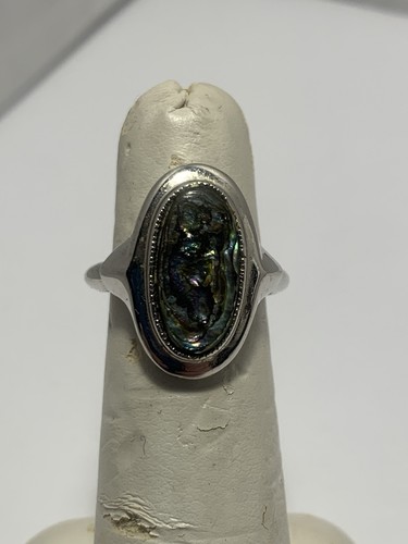 Anello vintage avon abalone - anello,