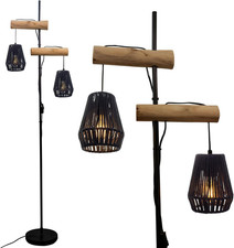 Lampada Da Terra Vintage Con