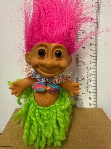 Bambola troll vintage hula - bambola,