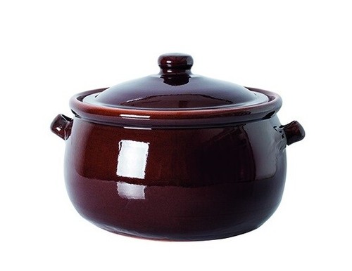 Pentola terracotta bicolore - terracotta,