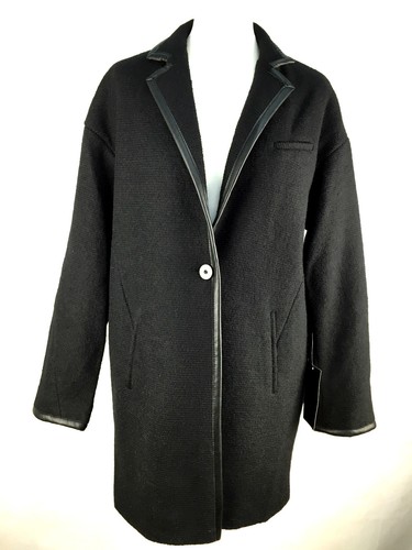 Zara nero misto lana - misto, cappotto