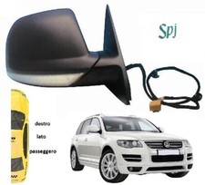 SPECCHIO RETROVISORE DX 12PIN ELETT/TERM/RIBALT/MEMO+FANALE VW TOUAREG 2007-2010
