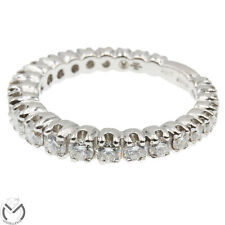 Anello in oro bianco 18 Kt 750 veretta diamanti 0,88 ct -109/ST-