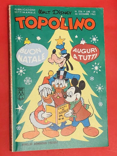 Topolino libretto 526 con - libretto,