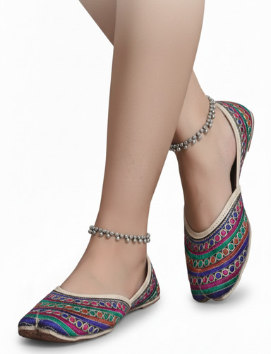 Scarpe indiane donna fatte - da,