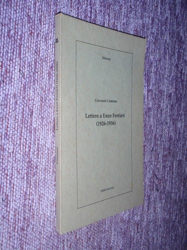 Giovanni comisso lettere - –,