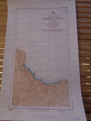 Carta nautica fondale di - nautica, /
