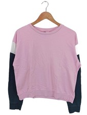 H&M DIVIDED Felpa Donna Tuta da ginnastica Taglia IT 40 rosa-nero-bianco