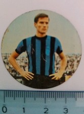 DISCHETTO FACCHETTI INTER LA GIULIA CALCIO 1967/1968 tipo Persicostampa 67-68 