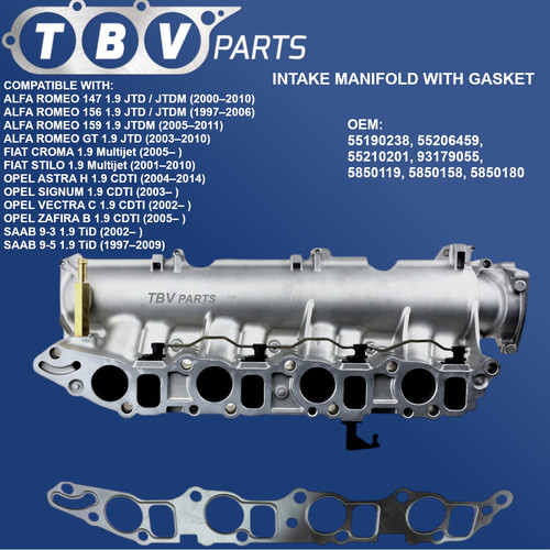 Collettore aspirazione opel - aspirazione,
