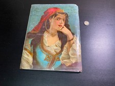 1 grand Chromo - Portrait Femme genre Tzigane - Camus - Bernay - France 1880