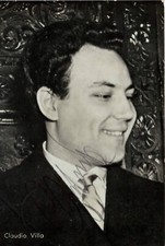 Autografo Signed Autografata CLAUDIO VILLA