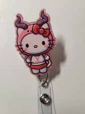 Mulinello distintivo retrattile Hello Kitty Taurus Zodiac 