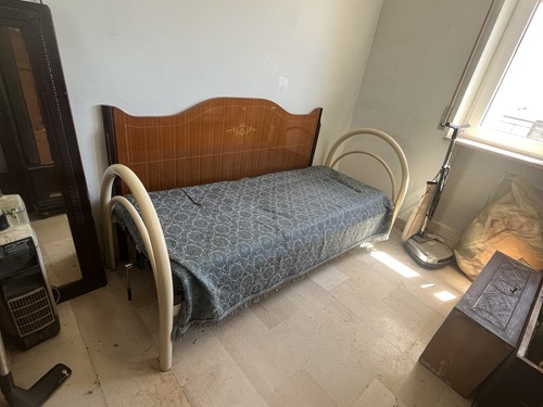 Letto singolo con schienale - letto,