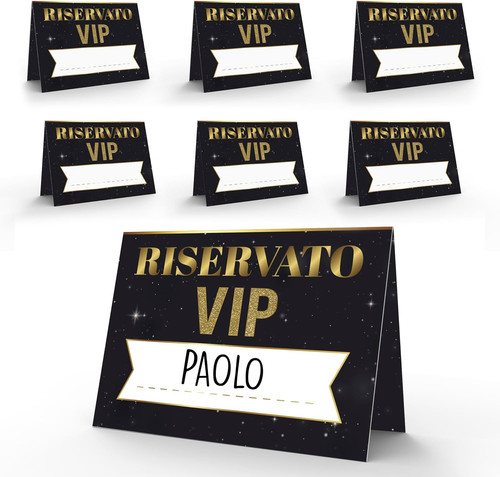 Segnaposto compleanno elegante - segnaposto,