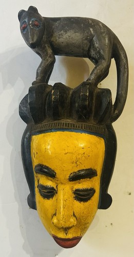 Maschera vintage africana - , in