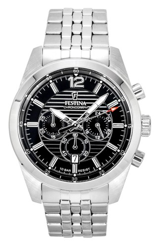 Festina esfera negra cuarzo - festina,