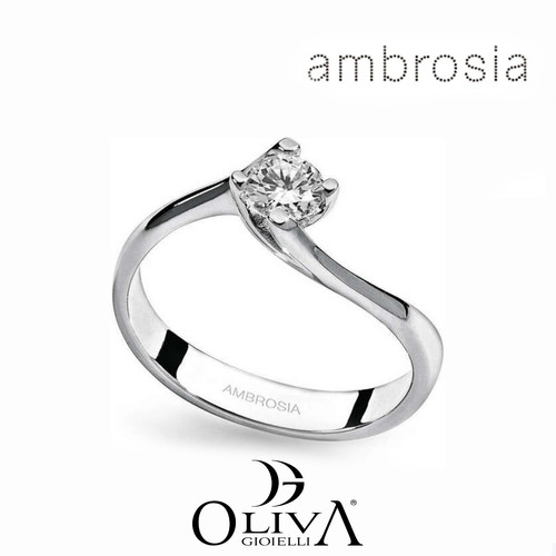 Anello solitario ambrosia - anello, by