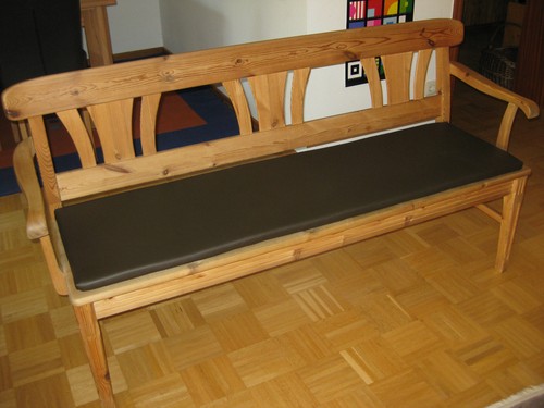Cuscino 120x40x4 pelle - in,