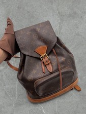 Louis Vuitton Zainetto Monogram Marrone Montsouris In Pelle