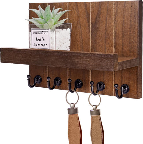 Portachiavo legno con 5 - con,
