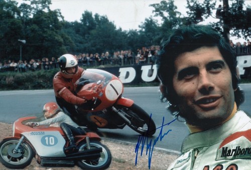 Giacomo agostini foto firmata - giacomo,