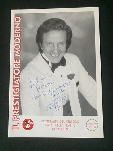Opuscolo autografo del - , mago
