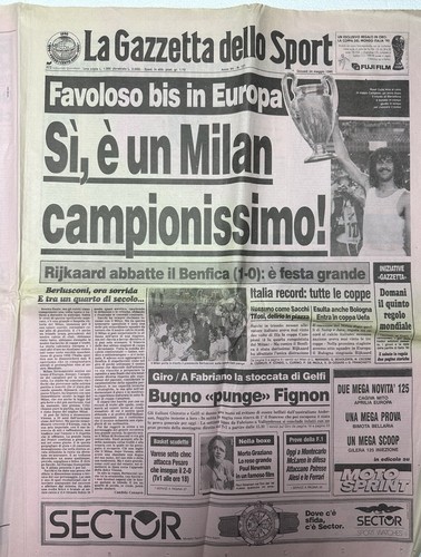 Milan campione europa - campione, coppa