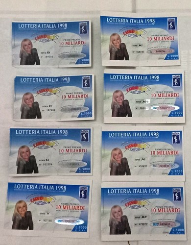 Lotto biglietti lotteria - lotto,