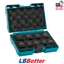 MAKITA set bussole a macchina 9 pezzi attacco quadro 1/2" per avvitatore D-41517