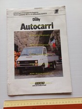 Fiat Daily autocarri 30.8-32.8-35.8-40.8 depliant originale italiano