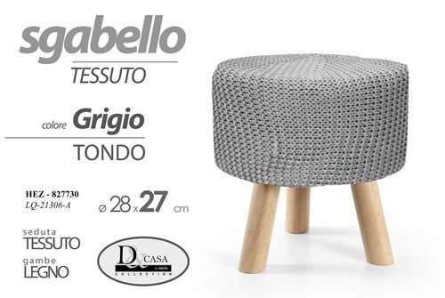 Pouf sgabello poggiapiedi - pouf,