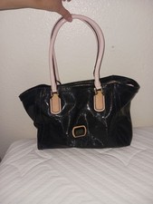 Guess Purse Black Logo Pink