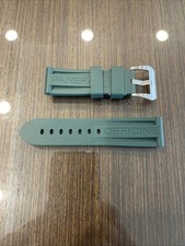 Cinturino GOMMA Per Panerai Logo 24 Mm…PANERAI RUBBER STRAP 24 Mm LUMINOR……