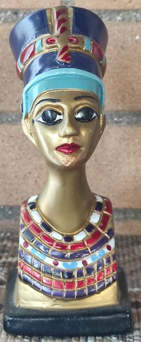 Statuetta nefertiti ceramica - statuetta,