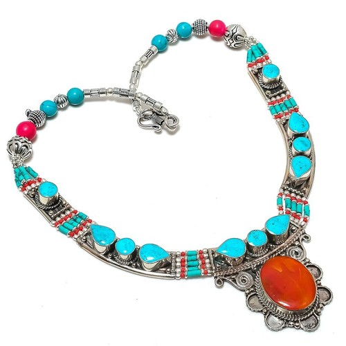 Collana turchese corallo
