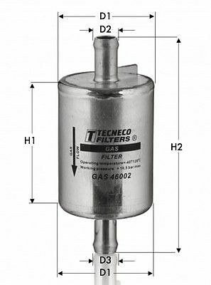 Filtro gas gpl metano - filtro, impianto