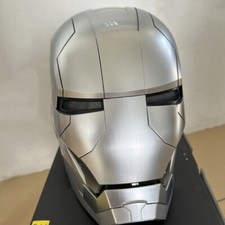Casco Iron Man argento puro