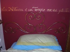 LETTO in FERRO BATTUTO 