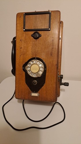 Antico telefono delle ffss - telefono,