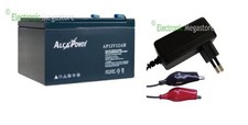 CARICABATTERIA BATTERIA RICARICABILE 12 VOLT 12A PER PEG PEREGO IAKB0015