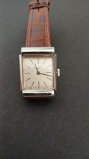 Vacheron Constantin Genève, orologio rettangolare con anse "Cabochon" in acciaio