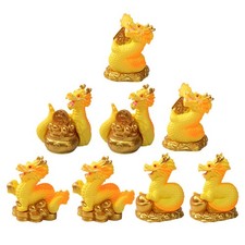 8 pezzi in resina zodiaco
